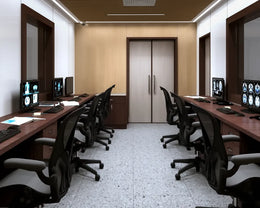 The IMAGING AREAS OF CT Scan Room and MRI ROOM.