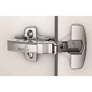 Hettich 24mm Steel Silver Sensys 8645I Steel Hinges Pair, 9242922