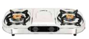 COOKTOP CRYSTAL 2BB SS