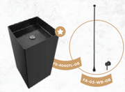 Square Standing Wash Basin with Faucet (Sensor Control)