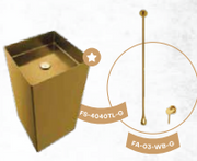 Square Standing Wash Basin with Faucet (Sensor Control)