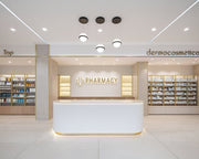 Luxury Concept Pharmacy – Elegant, Minimalist, and Sophisticated Healthcare Space