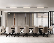 Sculpted Minimalist conference with Architectural Elegance