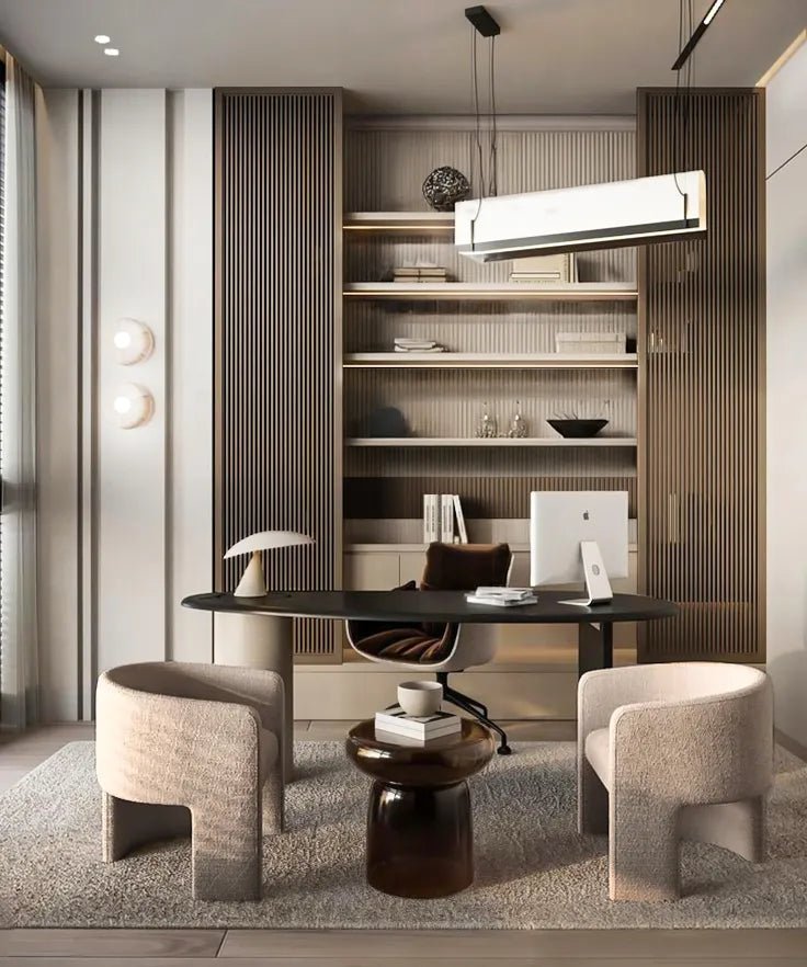 Contemporary Neutral Office Interior Home Office Interior – Davinciya