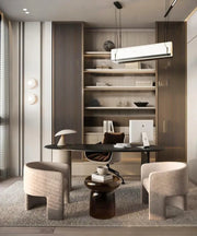 Contemporary Neutral Office Interior Home Office Interior