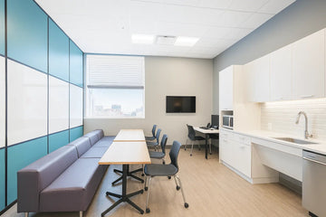 Premium Healthcare Staff Lounge – Compact & Contemporary