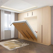 Built-In Wall-Mounted Hydraulic Murphy Bed