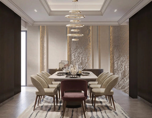 Marble Luxe Dining Room | 16x12 Feet