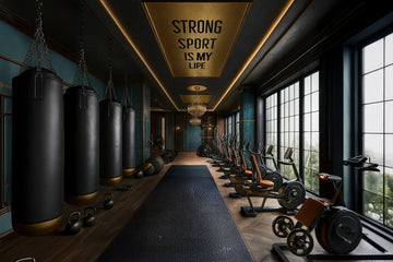 Luxurious Neo-Classical Style Fitness Studio