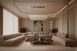 Contemporary Neutral-Toned Living Room