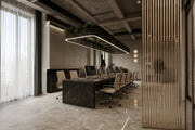 Modern Executive Conference Room with Sleek Marble Table