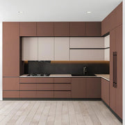 L-Shaped Kitchen with Tall Units