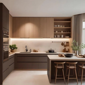 Contemporary Monochrome Chic Kitchen