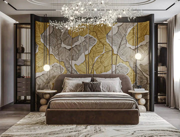 Modern Luxe: Sculpted Textures in a Botanical Dreamscape