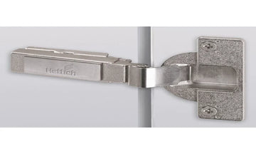 Hettich 2 Pcs 16-43mm Auto Closing Conclead Intermat 9935 Hinge Set with Mounting Plate, 9242878