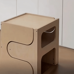 Modular Multi-Purpose Cube Stool with Stackable Functionality
