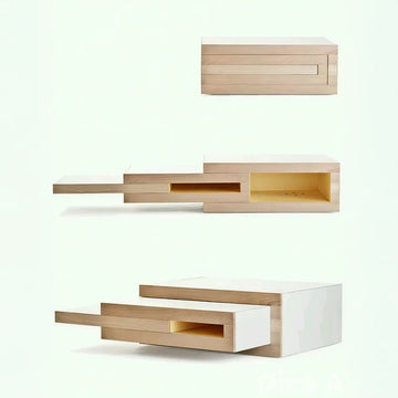 Wall-Mounted Modular Drawer Unit with Multi-Directional Access