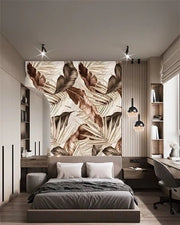 Earth-Toned Tropical Bedroom