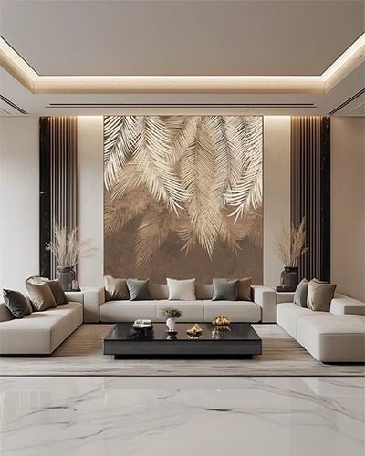 Modern Tropical Luxe Living Room