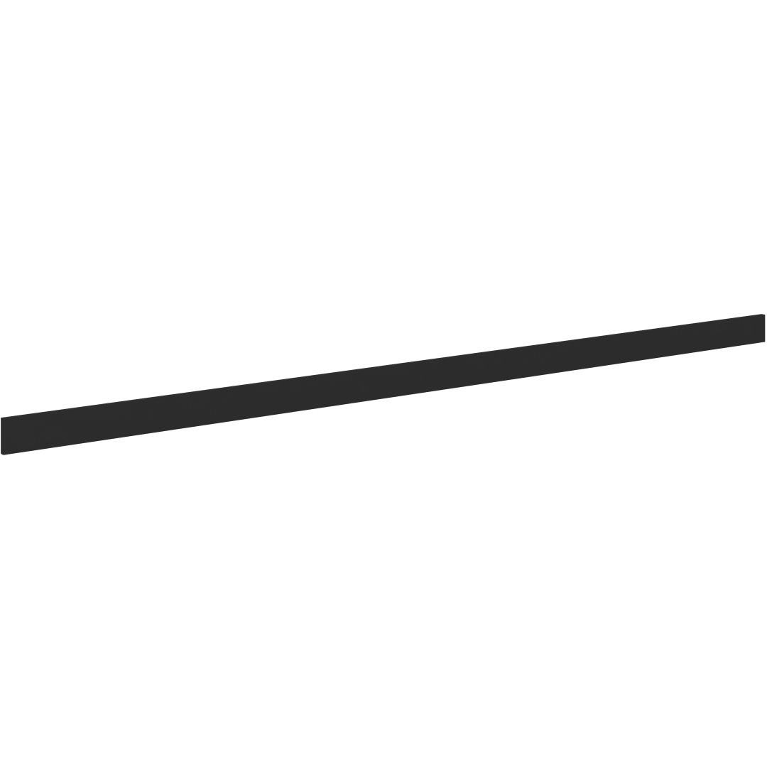 PVC Extruded Skirting - Black
